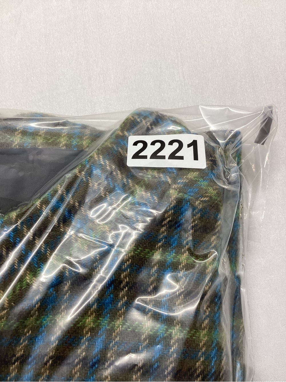 Talbots Shetland Officer Jacket Green Multi Plaid Wool - Picture 11 of 11